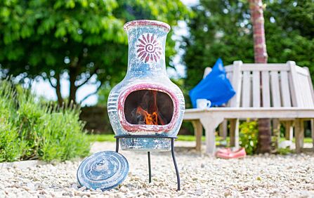 La Hacienda Small Swirl Chimenea