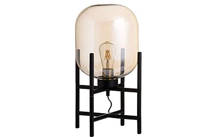 Hill Interiors Vintage Industrial Glass Glow Lamp