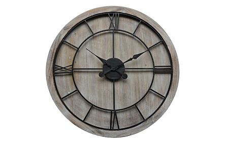 Hill Interiors Williston Large Wooden Wall Clock Hill Interiors Williston Large Wooden Wall Clock
