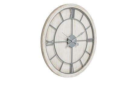 Hill Interiors Williston White Wall Clock Hill Interiors Williston White Wall Clock