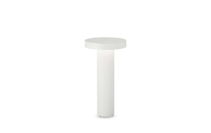 Tesla PT4 Small Bianco Outdoor Floor Lamp