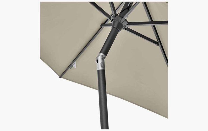 Pacific Lifestyle Riva 2.5m Round Champagne Parasol