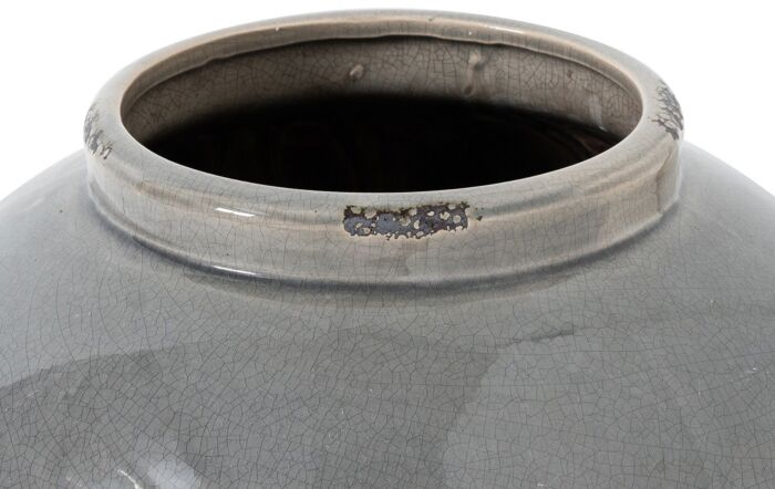 Hill Interiors Garda Grey Glazed Juniper Vase