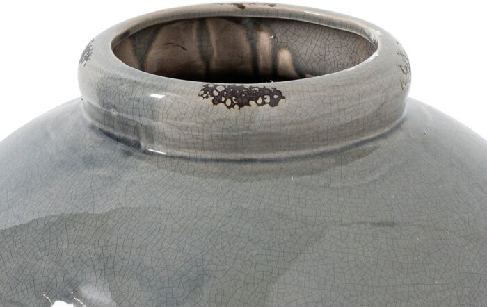 Hill Interiors Garda Grey Glazed Tall Juniper Vase