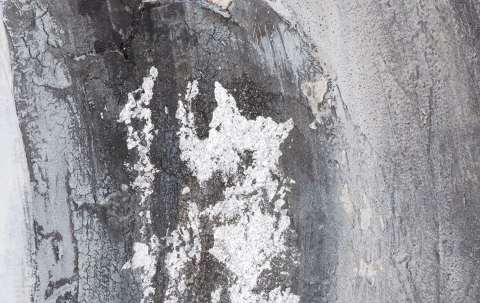 Hill Interiors Galaxy Silver And Grey Hand Painted Canvas