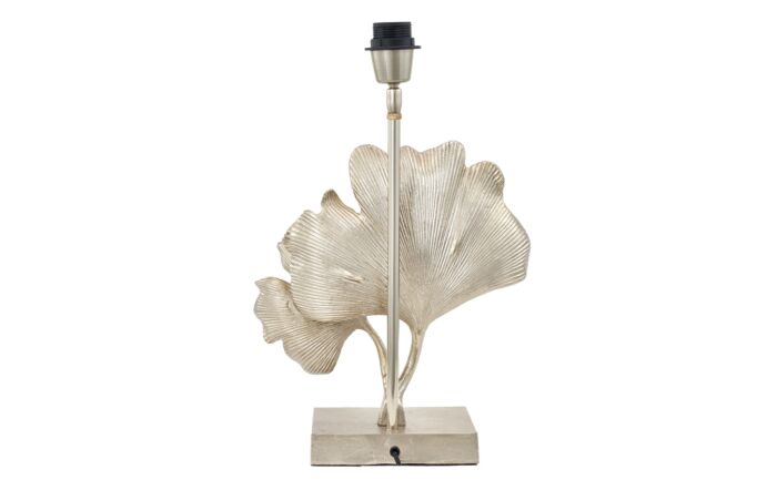 Pacific Lifestyle Gingko Shiny Champagne Metal Leaf Table Lamp