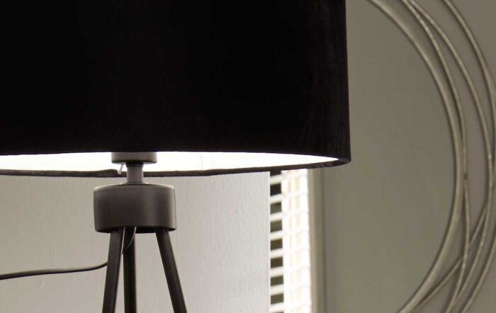 Pacific Lifestyle Houston Matt Black Tripod Floor Lamp