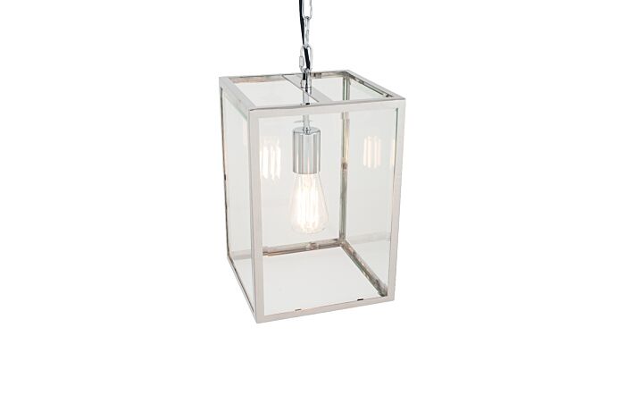 Pacific Lifestyle Llewellyn Silver Metal and Glass Pendant