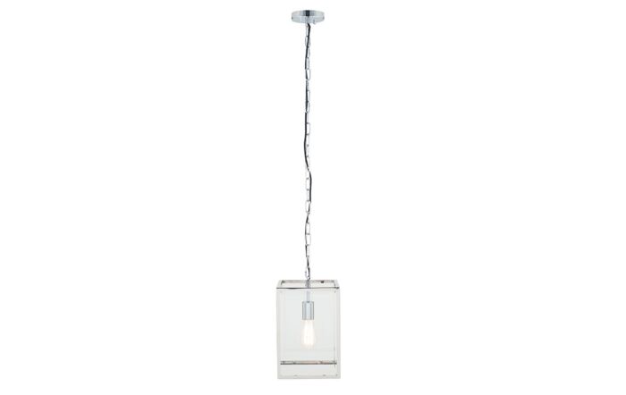 Pacific Lifestyle Llewellyn Silver Metal and Glass Pendant