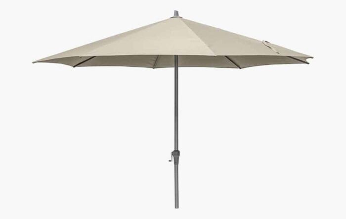 Pacific Lifestyle Riva 3.5m Round Parasol with Base - Champagne 