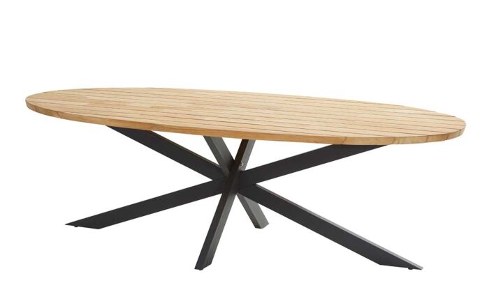 4 Seasons Outdoor Calpi 6 Seat Dining set with Prado Teak Top Table 4 Seasons Outdoor Calpi 6 Seat Dining set with Prado Teak Top Table
