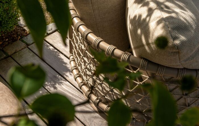 4 Seasons Outdoor Sardinia Garden Lounge Set With Chair & Volta Tables