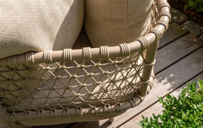 4 Seasons Outdoor Sardinia Garden Lounge Set With Chair & Volta Tables