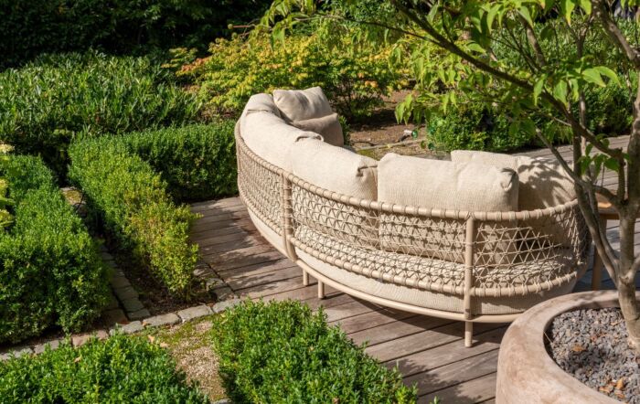 4 Seasons Outdoor Sardinia Garden Lounge Set With Chair & Volta Tables