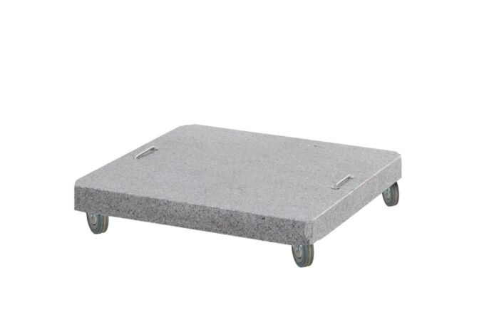 4 Seasons Outdoor Siesta 3.5m Woodlook Parasol with 125kg Granite Base in Sand