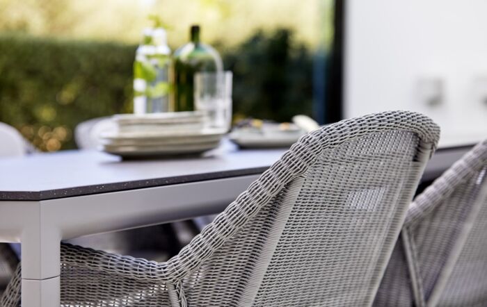 Cane-Line Breeze Four Seater Dining Set - Black