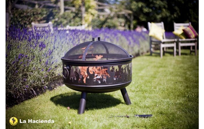 La Hacienda Wildfire Firebowl with Grill 