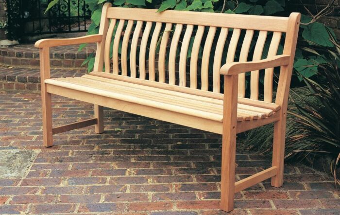 Maliyah wooden online garden bench
