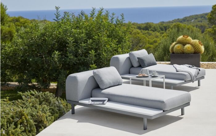 Cane-Line Space Large Fabric Garden Corner Sofa Set