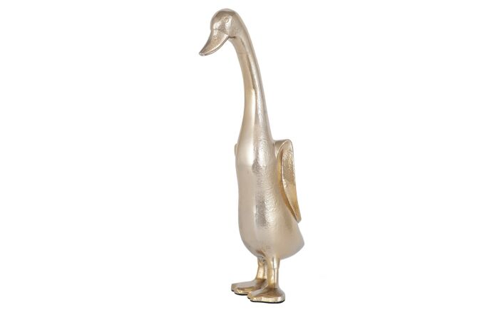 Pacific Lifestyle Gold Metal Large Duck Statue