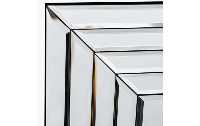 Pacific Lifestyle Mirrored Glass Art Deco Rectangular Floor Standing Mirror