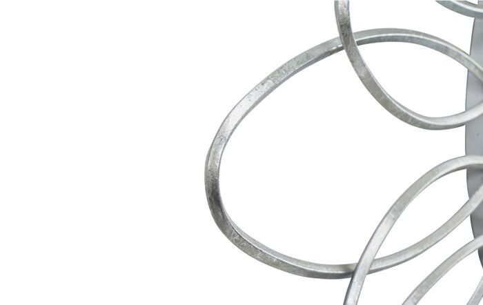 Pacific Lifestyle Silver Metal Petal Design Round Wall Mirror Pacific Lifestyle Silver Metal Petal Design Round Wall Mirror
