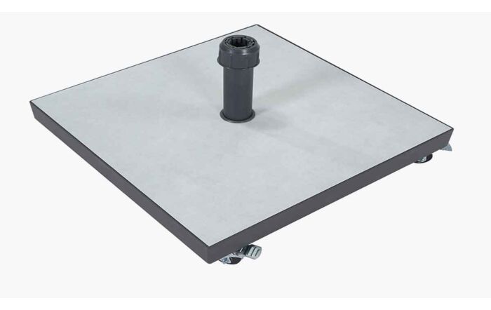 Pacific Lifestyle Ceramica Grey 40KG Wheeled Parasol Base Pacific Lifestyle Ceramica Grey 40KG Wheeled Parasol Base