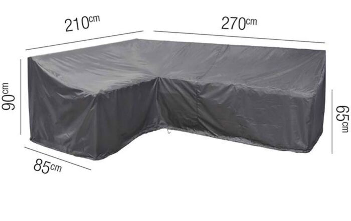 Lounge Set AeroCover Long Right 270 x 210 x 85 x 65 x 90cm
