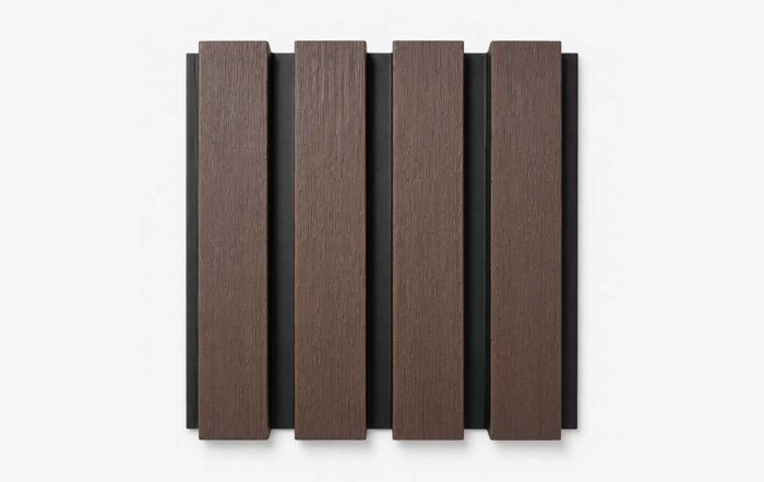 Aluxo Kladd Exterior Standard Slat Wall Panel 180cm x 20cm - Smoked Oak