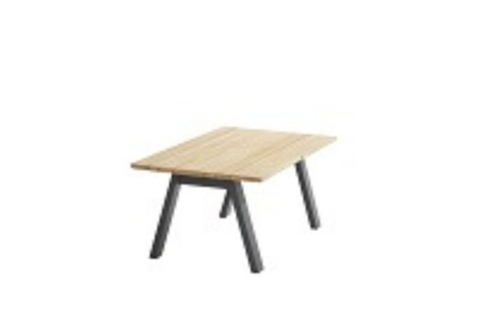 4 Seasons Outdoor Ambassador 240 Teak Dining Table With Anthracite Legs