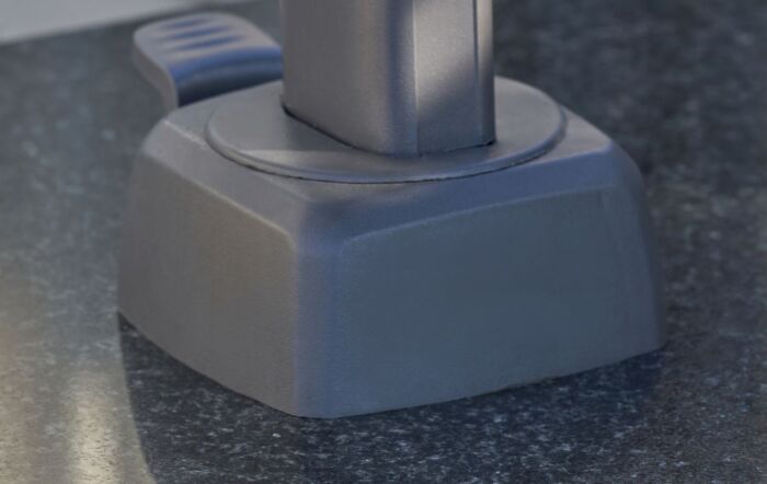 Pacific Lifestyle Ancona Anthracite Round Edge Granite 120kg Wheeled Parasol Base