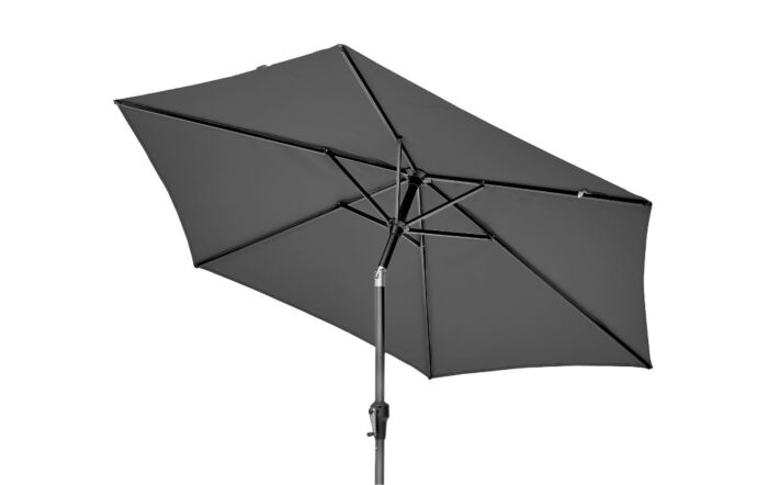 Pacific Lifestyle Riva 2.5m Anthracite Parasol & 40kg Wheeled Base