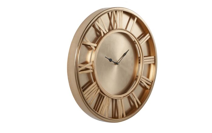 Pacific Lifestyle Antique Brass Round Wall Clock