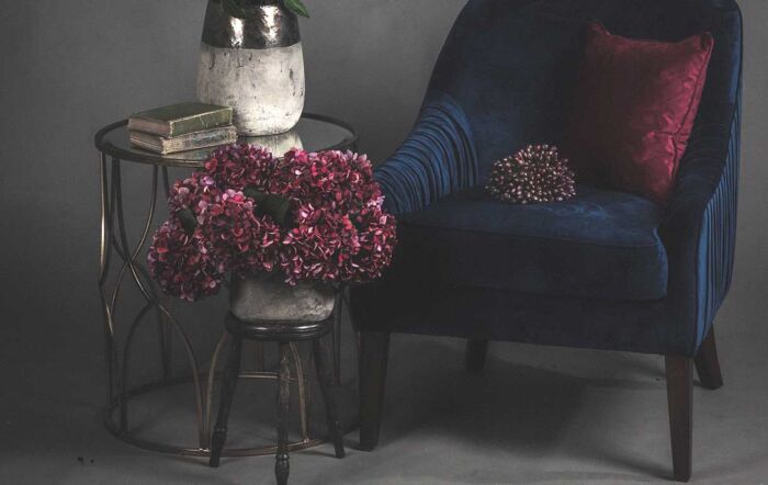 Hill Interiors Set Of Two Lattice Detail Gold Side Tables