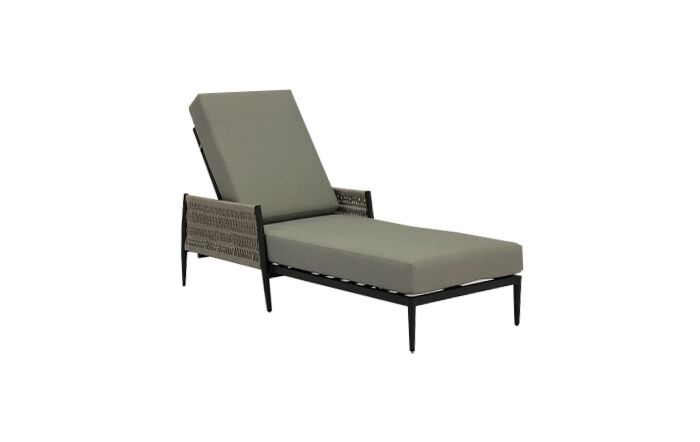 Bramblecrest Mauritius Lounger with Square Side Table