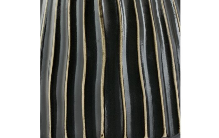 Pacific Lifestyle Artemis Grey Textured Ceramic & Brushed Silver Table Lamp