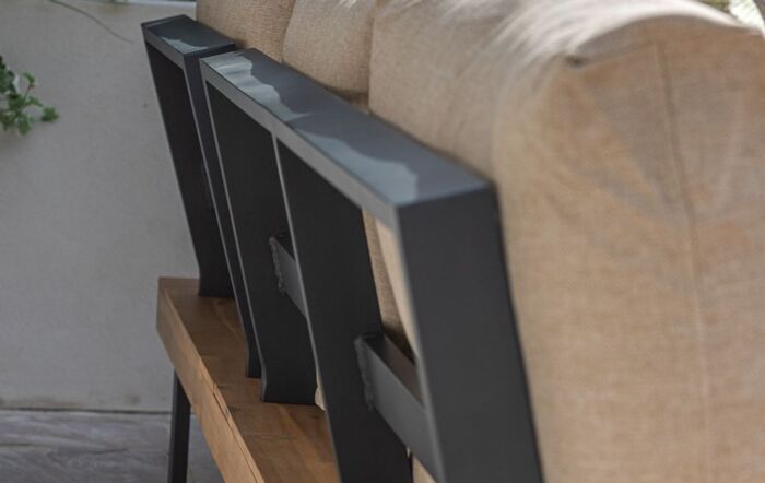 Maze Bali Wooden Platform Corner Sofa Set