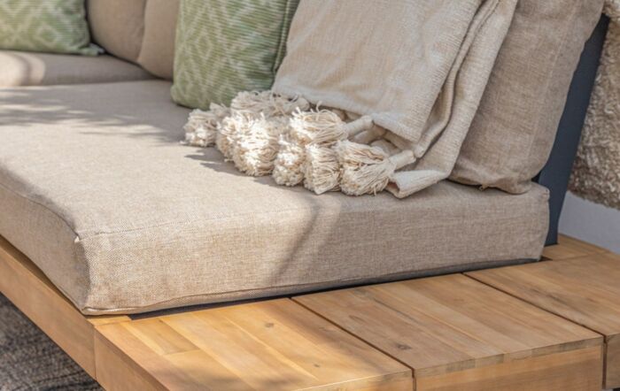 Maze Bali Wooden Platform Corner Sofa Set Maze Bali Wooden Platform Corner Sofa Set