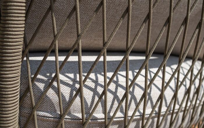 Maze Bali Rope Weave Outdoor Corner Set With Chair