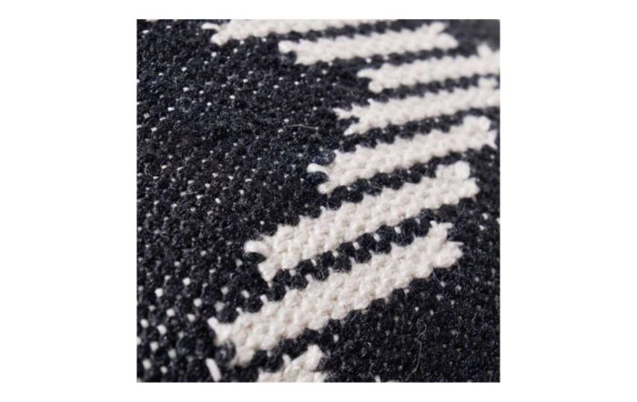 Pacific Lifestyle Black Chevron Indoor/Outdoor Scatter Cushion