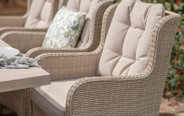 Bramblecrest Chedworth Eight Seater Rectangle Garden Dining Set - Sandstone Bramblecrest Chedworth Eight Seater Rectangle Garden Dining Set - Sandstone
