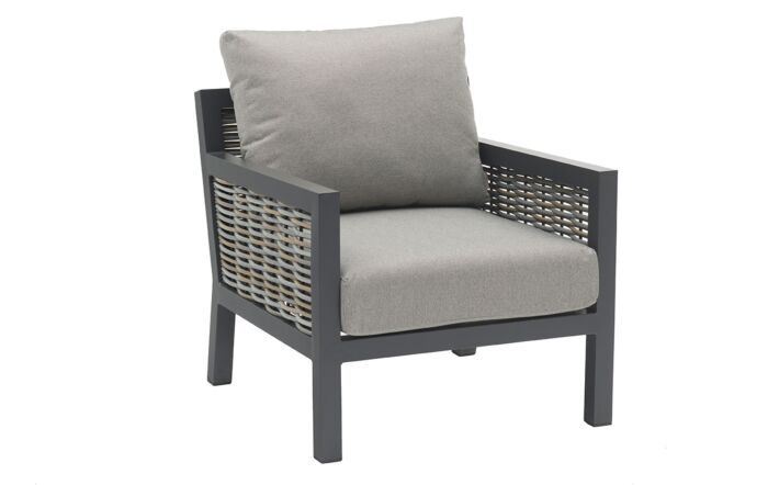 Bramblecrest Portofino Adjustable Casual 3 Seat Sofa Set with Ceramic Table