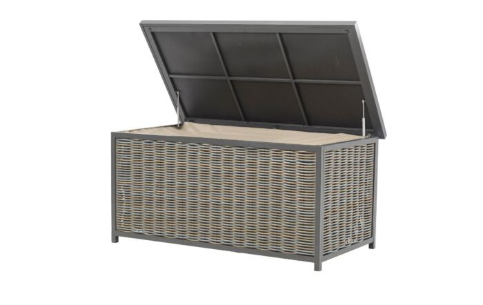 Bramblecrest Tuscan Rattan Large Cushion Storage Box with Liner