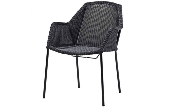 Cane-Line Breeze Ten Seater Extending Dining Set - Black Cane-Line Breeze Ten Seater Extending Dining Set - Black
