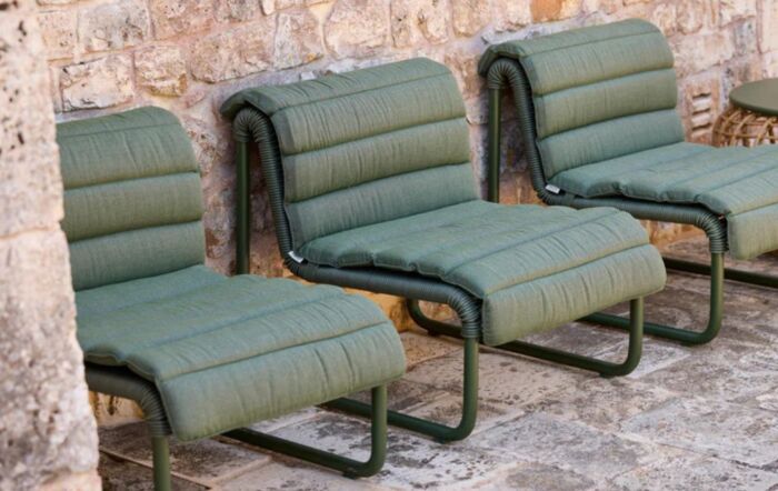 Cane-Line Al Dente Lounge Chair - Green