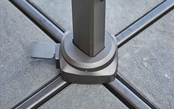 Cane-Line Hyde Luxe Hanging Parasol 3m x 4m - Taupe