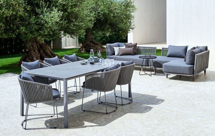 Cane-Line Moments & Pure Six Seater Dining Set