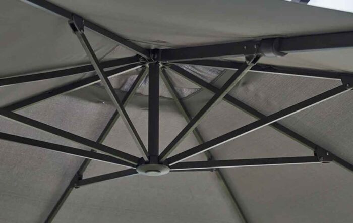 Cane-Line Hyde Luxe Hanging Parasol 3m x 4m - Taupe