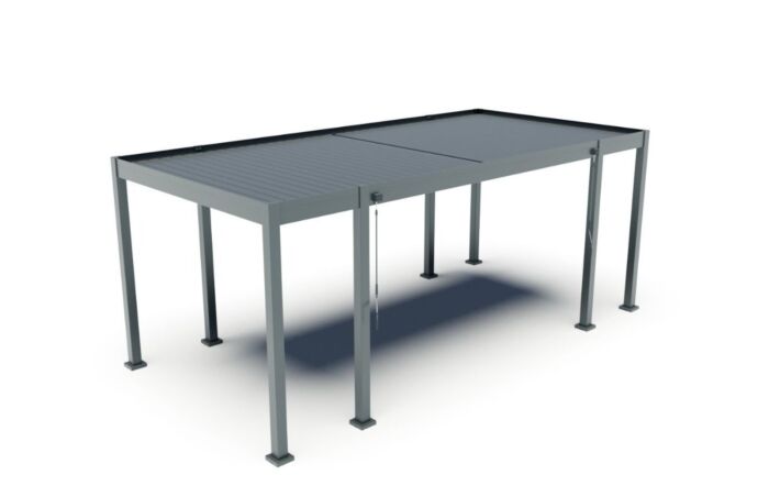 Celtic Leisure Saturn 3m x 6m Aluminium Pergola - Anthracite