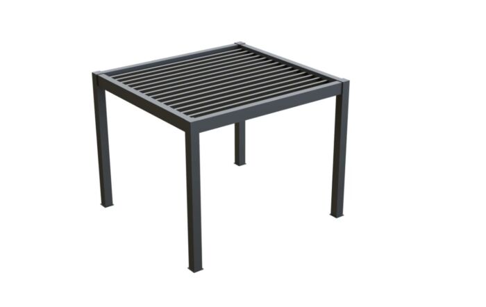 Celtic Leisure 3.5m x 3.5m Aluminium Pergola - Anthracite
